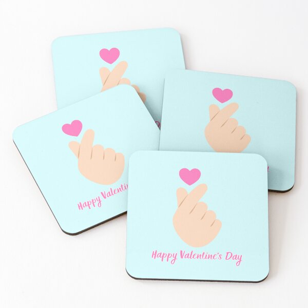 Item preview, Cute Finger Heart Happy Valentine's Day designed and sold by trendteezstore.