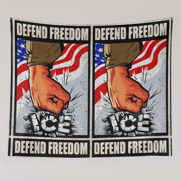 Item preview, Minnesota Resist Abolish  ICE Gestapo WWII Style Anti ice Propaganda style poster designed and sold by BlueLineLAX.