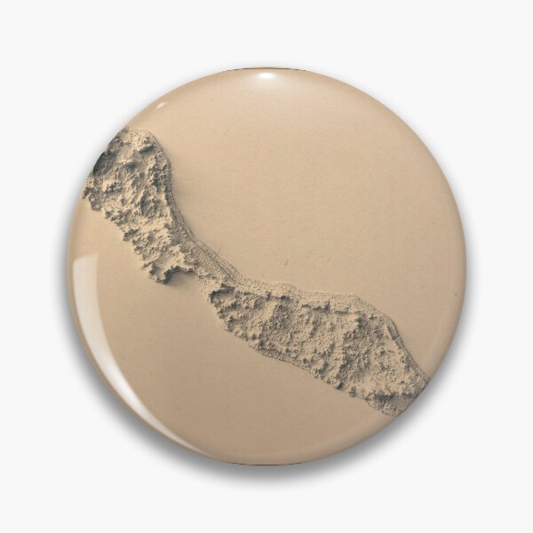 Item preview, Curaçao Shaded Relief Map 3D digitally rendered designed and sold by ThinkAboutMaps.