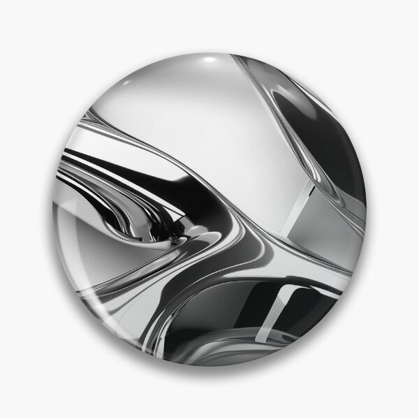 Item preview, Silvery Hues (Faux) Metallic Abstract High Gloss Design designed and sold by DEC02.