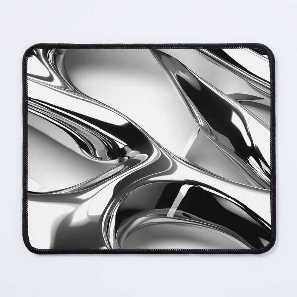Item preview, Silvery Hues (Faux) Metallic Abstract High Gloss Design designed and sold by DEC02.