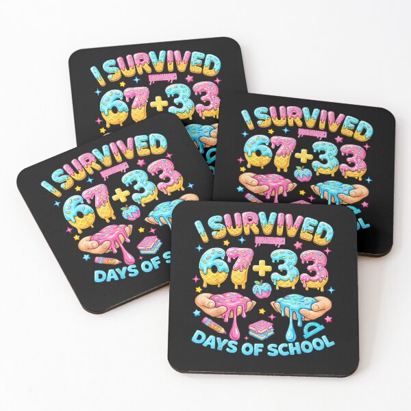 Item preview, I Survived 100 Days of School 67+33 Days Teachers 100th Day designed and sold by Juansustait.