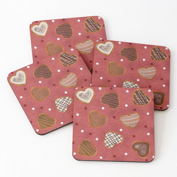 Item preview, Box of Chocolate Cookie Hearts designed and sold by Off-The-Wahl Charms & Co..