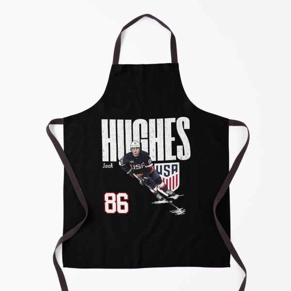 Item preview, Usa Jack Hughes 86 Hockey Cartoon designed and sold by nadineao.