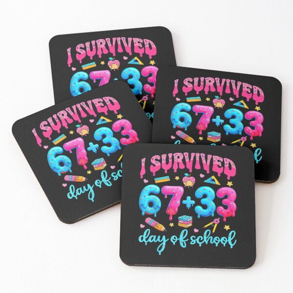 Item preview, I Survived 100 Days of School 67+33 Days Teachers 100th Day designed and sold by Juansustait.