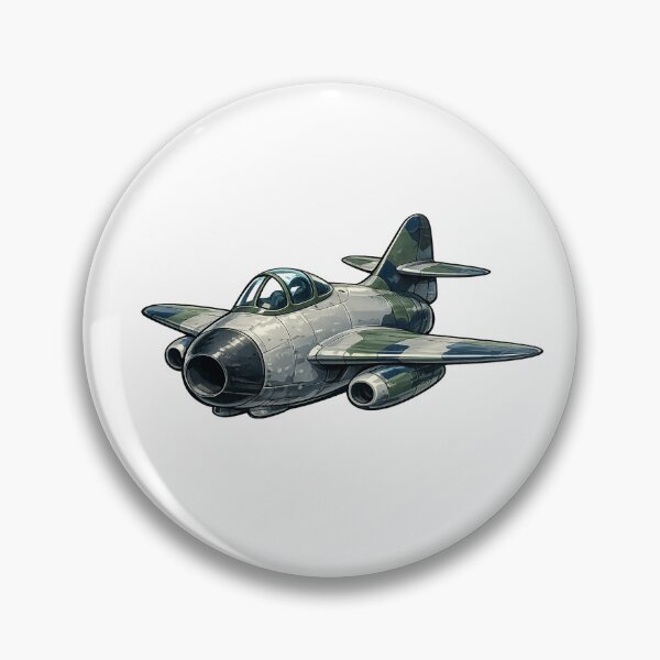 Item preview, MiG-9 Early Jet Fighter Aircraft Illustration designed and sold by Combat Skies.