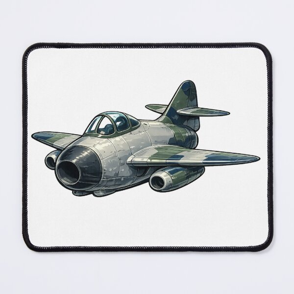 Item preview, MiG-9 Early Jet Fighter Aircraft Illustration designed and sold by Combat Skies.