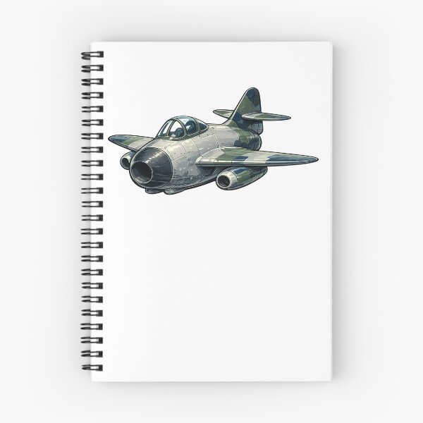 Item preview, MiG-9 Early Jet Fighter Aircraft Illustration designed and sold by Combat Skies.