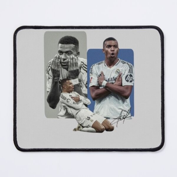 Item preview, Kylian Mbappé Celebration Collage Football Art designed and sold by Top Tier Designs.