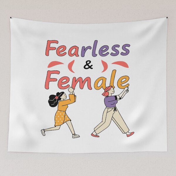 Item preview, Fearless and Female: Collaborative Illustration of Strong Women Supporting Each Other designed and sold by Jirada.