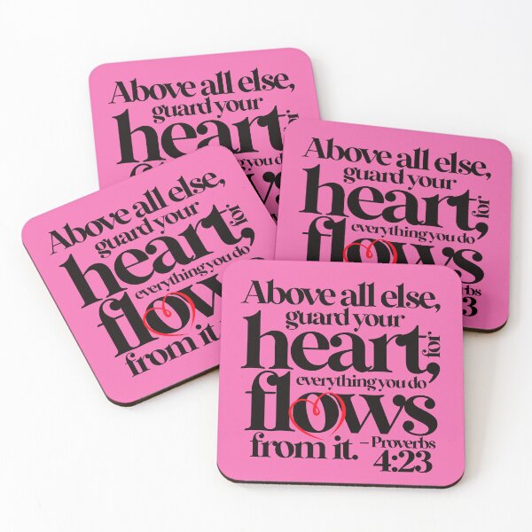 Item preview, PROVERBS 4:23 designed and sold by alegnacreates.