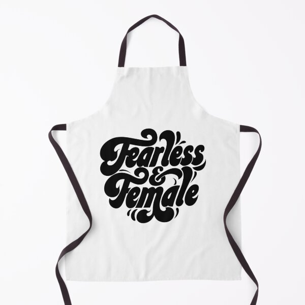 Item preview, Fearless & Female, Retro Bold Black and White Typography Design designed and sold by Jirada.