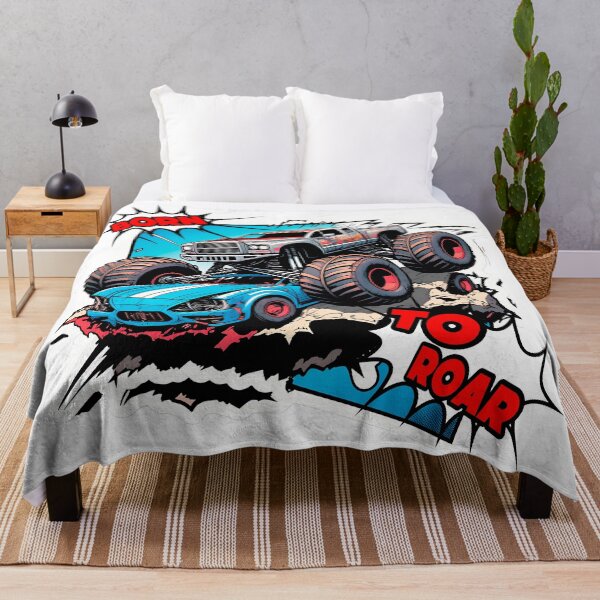 Item preview, Born to Road Monster Truck sticker, cute 80s comic book design, ideal as a gift for boyfriend or girlfriend. designed and sold by UrbanTRIP.