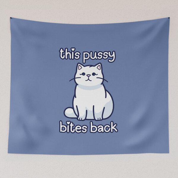 Item preview, this pussy bites back - feminist - women's rights designed and sold by EvergreenRevolt.