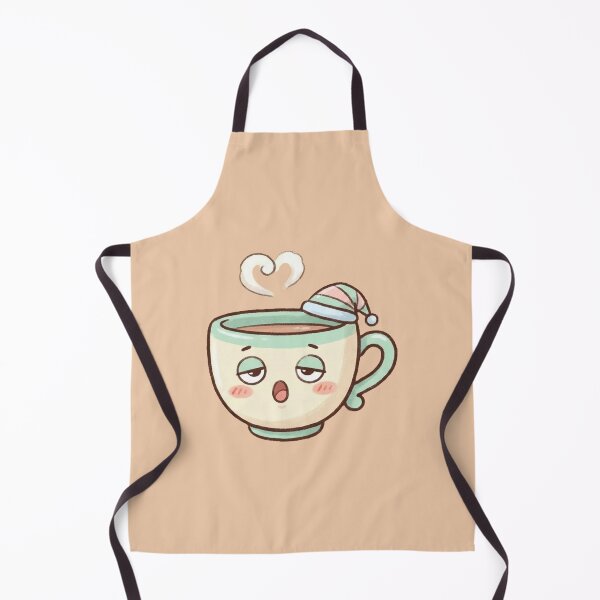 Item preview, Kawaii Sleepy Coffee Mug with Sleeping Cap designed and sold by Indraokta22.
