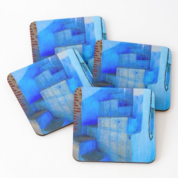 Item preview, Abstract Blue Steps designed and sold by Barbara  Brown.