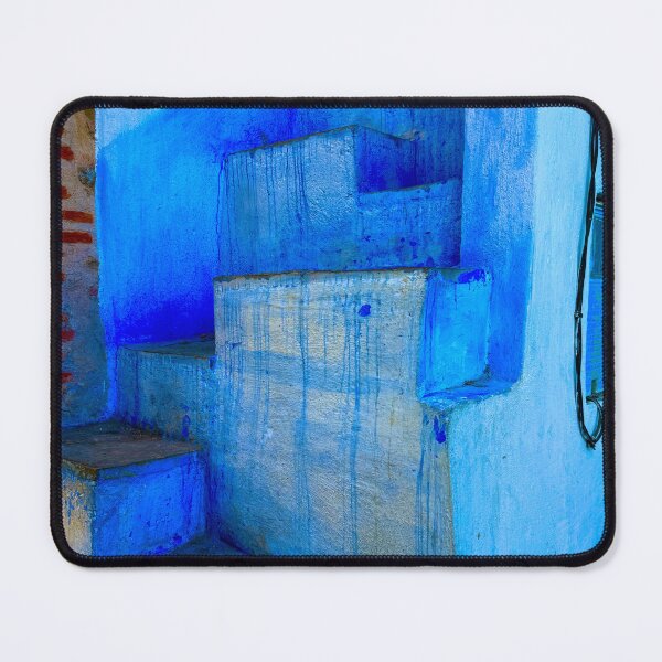 Item preview, Abstract Blue Steps designed and sold by Barbara  Brown.