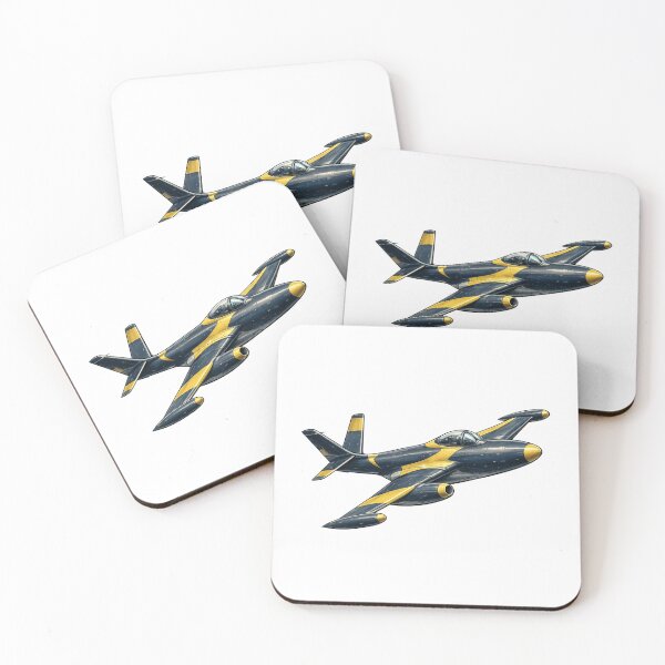Item preview, McDonnell F2H Banshee Naval Jet Fighter Illustration designed and sold by Combat Skies.