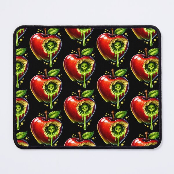Item preview, Poison Apple Skull – Toxic Core Dark Fantasy Illustration designed and sold by TrashCultSupply.
