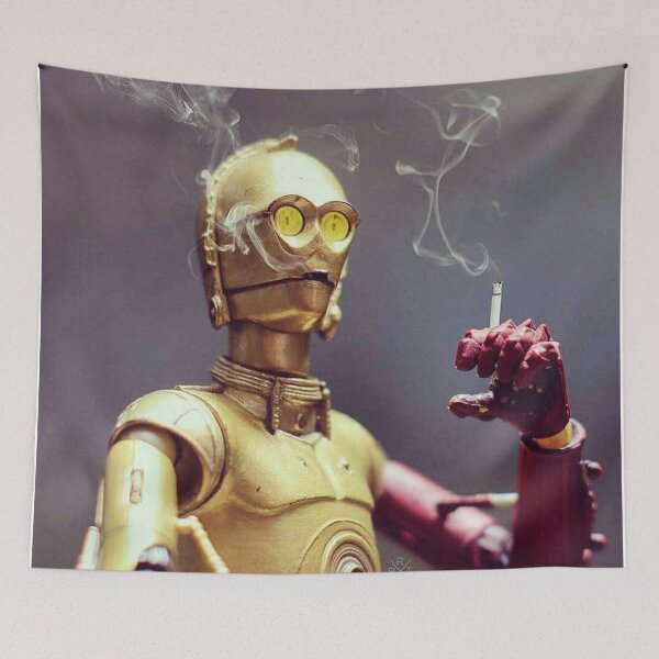 Item preview, C3po gold smoking designed and sold by Eileen-Rosse.