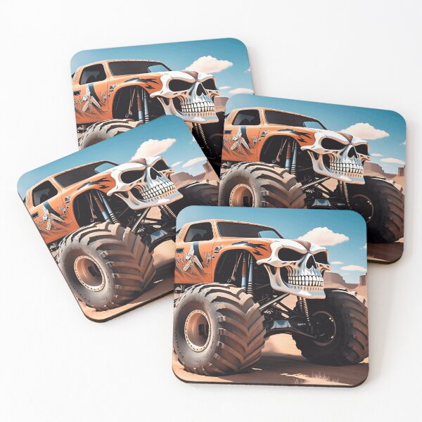 Item preview, Monster Truck Skull #4 designed and sold by UrbanTRIP.