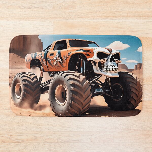 Item preview, Monster Truck Skull #4 designed and sold by UrbanTRIP.