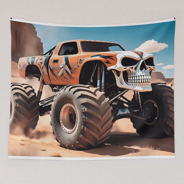 Item preview, Monster Truck Skull #4 designed and sold by UrbanTRIP.