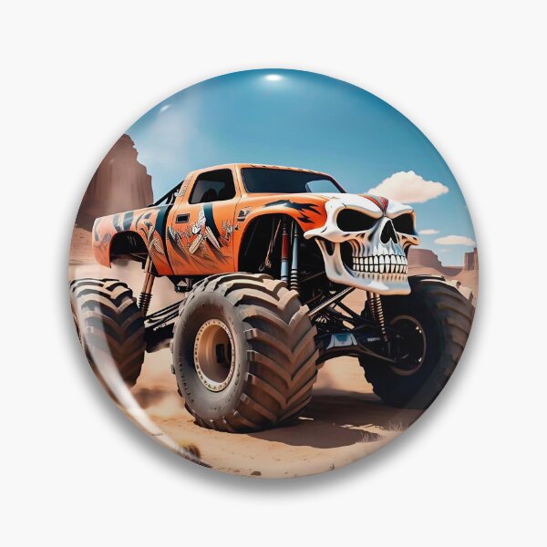 Item preview, Monster Truck Skull #4 designed and sold by UrbanTRIP.