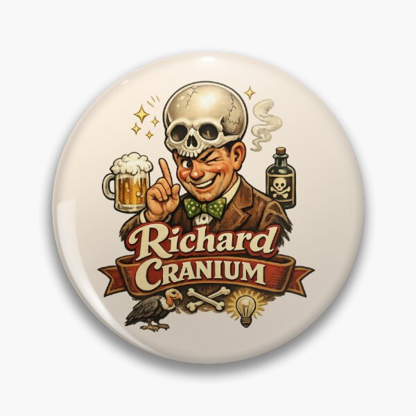 Item preview, Richard Cranium designed and sold by SnarkleCo.