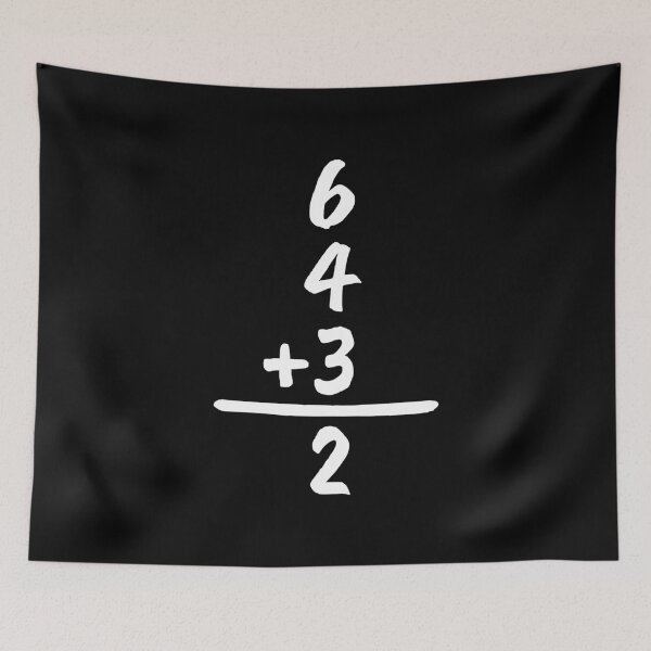 Item preview, 6 4 3 2 - funny baseball math double play designed and sold by madeahezamrin.