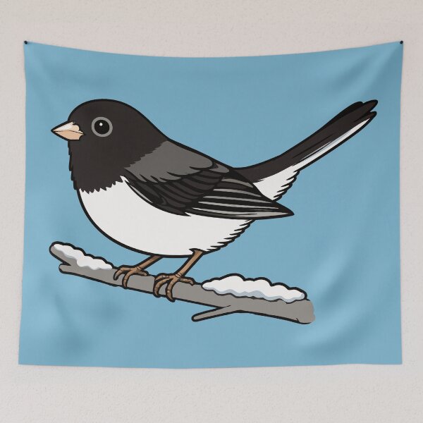 Item preview, Snowbird Dark-Eyed Junco on Snowt Branch  designed and sold by donwillisjrart.