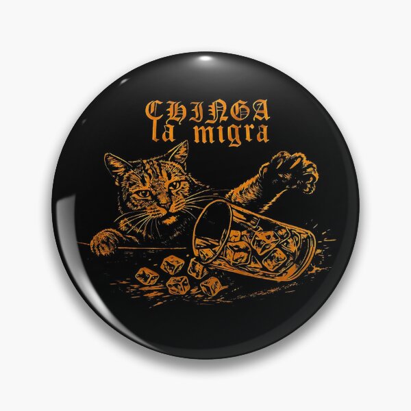 Item preview, Chinga la migra Cat Anti Ice Protest designed and sold by RobertKnow.