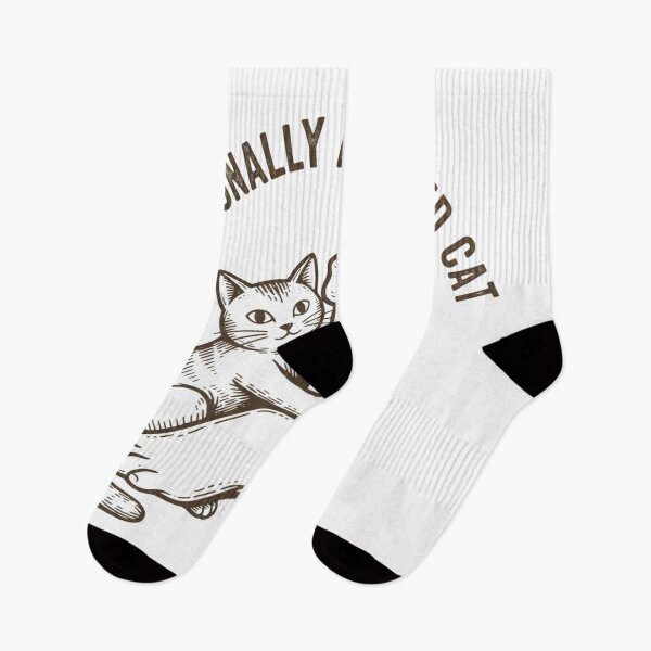 Item preview, Emotionally Attached Cat – Cute Vintage Cat Humor designed and sold by DIRTYSKETCHH.