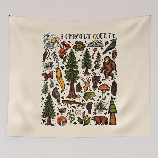 Item preview, Humboldt County Tattoo Flash designed and sold by CattGDesigns.
