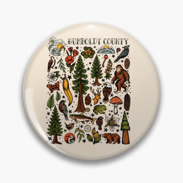 Artikelvorschau, Humboldt County Tattoo-Vorlagen entworfen und verkauft von CattGDesigns.