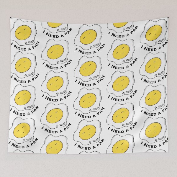 Item preview, Funny Fried Egg Pun - I Need A Pan designed and sold by SulariTDsign.