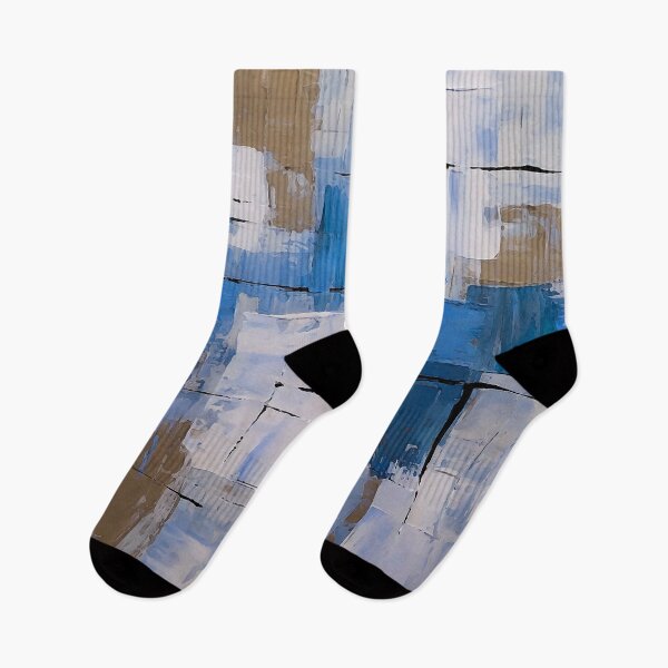 Item preview, Blue Ice, Aqua And White Abstract Modern Art designed and sold by DEC02.