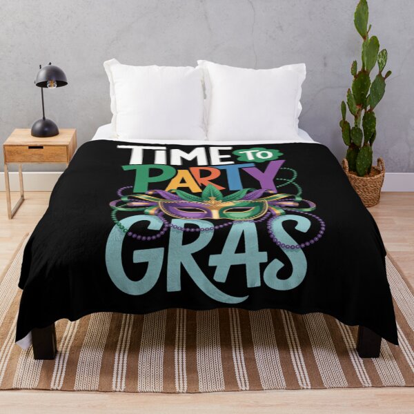 Item preview, Time To Party Gras Funny Mardi Gras Carnival Festival Parade designed and sold by YaulTape.