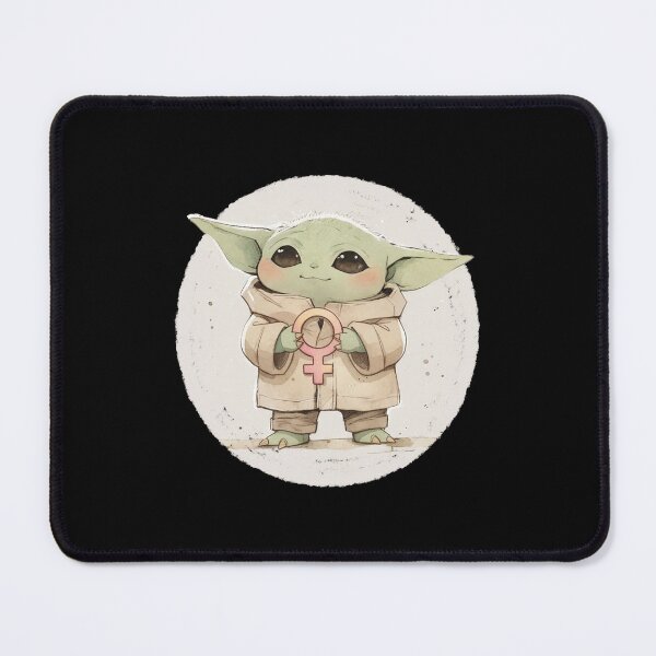 Item preview, BABY YODA FEMINISM SYMBOL designed and sold by LIS AND MELIVERSO.