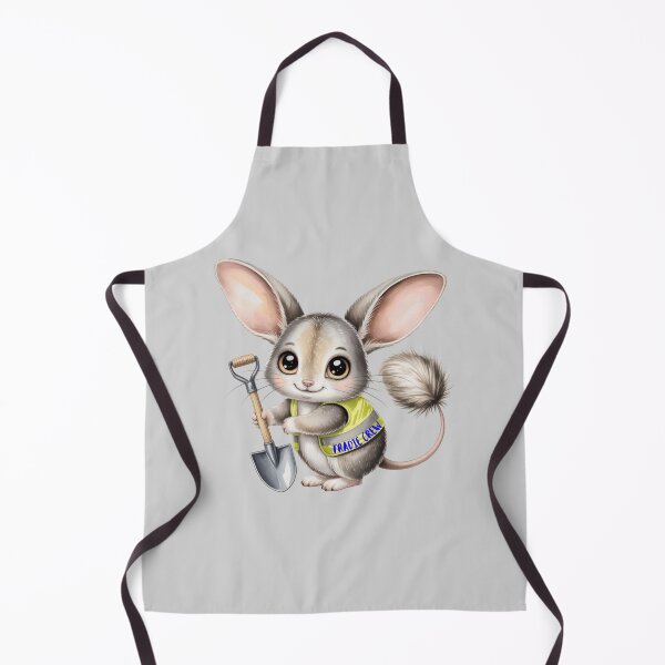 Item preview, Tradie Crew Greater Bilby – Funny Australian High Vis Worksite Watercolor designed and sold by Wennebabs.