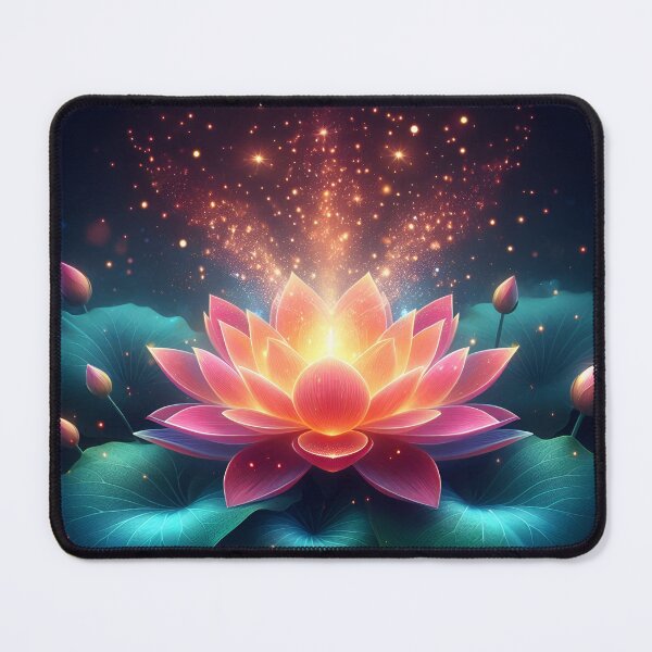 Item preview, The pinkish-gold lotus has a sparkling sheen. designed and sold by KwangCB.