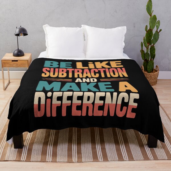 Item preview, Funny Math Teacher Be Like Subtraction And Make A Difference designed and sold by tmerchtrends.