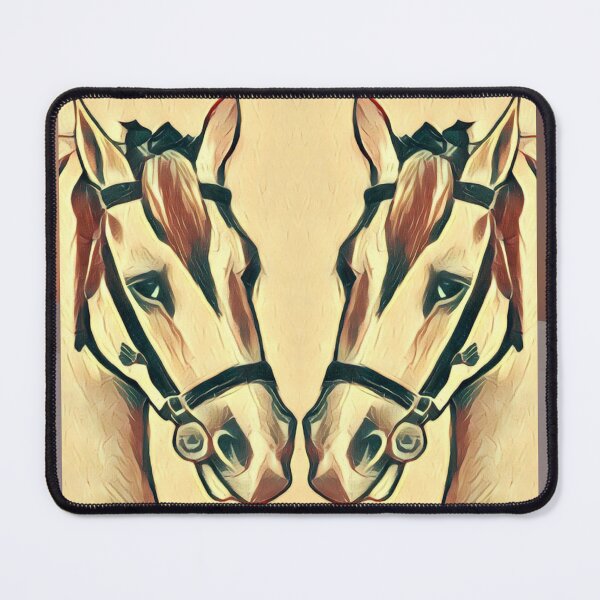 Item preview, Twin White Spanish Horses designed and sold by oh-bi-me.