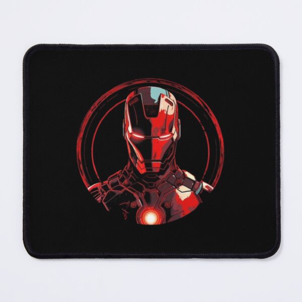 Item preview, Red Iron Man Inspired Suit Illustration – Futuristic Armor Art designed and sold by Top Tier Designs.