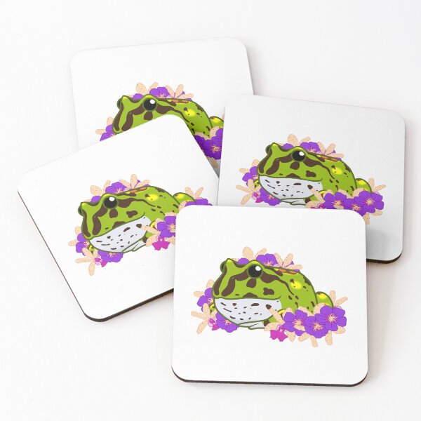 Item preview, Pacman Frog_Native Flowers designed and sold by elfpress.