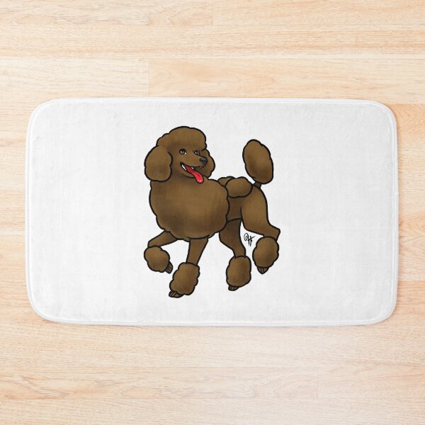 Item preview, Dog - Standard Poodle - Continental Chocolate designed and sold by Jennifer Stolzer.