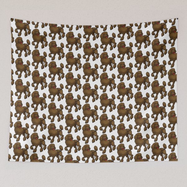 Item preview, Dog - Standard Poodle - Continental Chocolate designed and sold by Jennifer Stolzer.