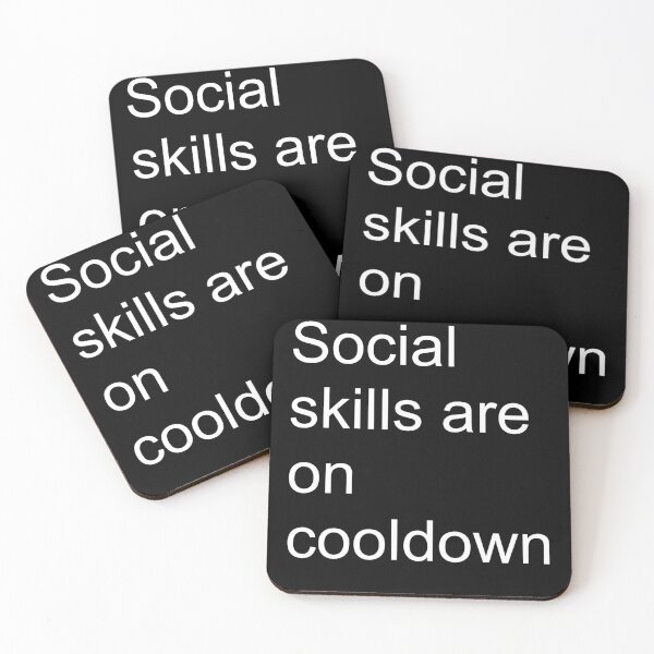 Item preview, Social Skills Are On Cooldown Funny Introvert Gamer T-Shirt | Gaming Humor Antisocial Tee for Introverts designed and sold by auradesign.