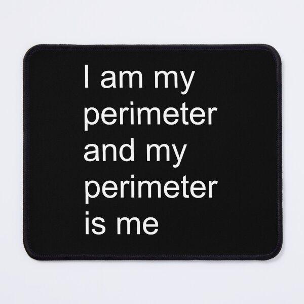 Item preview, I Am My Perimeter And My Perimeter Is Me Viral Meme Shirt | Funny Gaming Military Humor Tee designed and sold by auradesign.