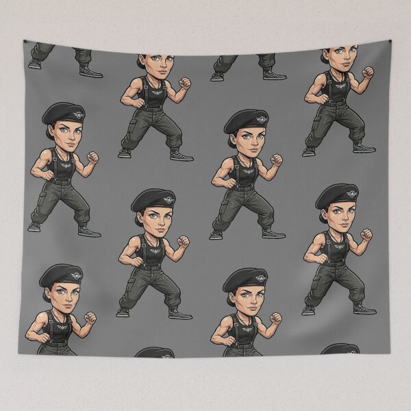 Item preview, The Roughneck Cuties: DIZ, The Roughneck Rebel designed and sold by CleverCulture.